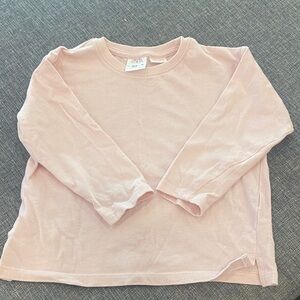 Zara Kids Light Pink Long Sleeve Tee